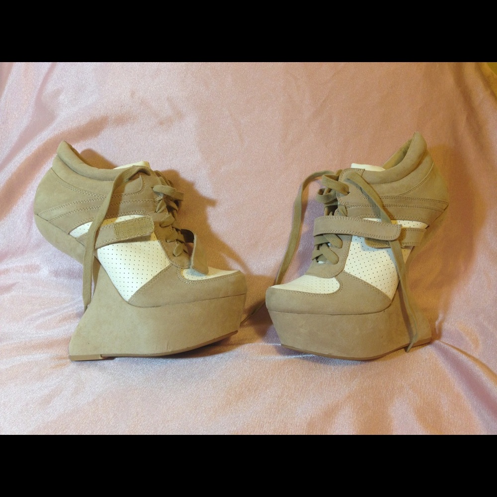 JustFab Sneaker Wedges